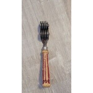 Wooden Handle Pull‎ Through Knife Sharpener Kitchen Utensil Tool